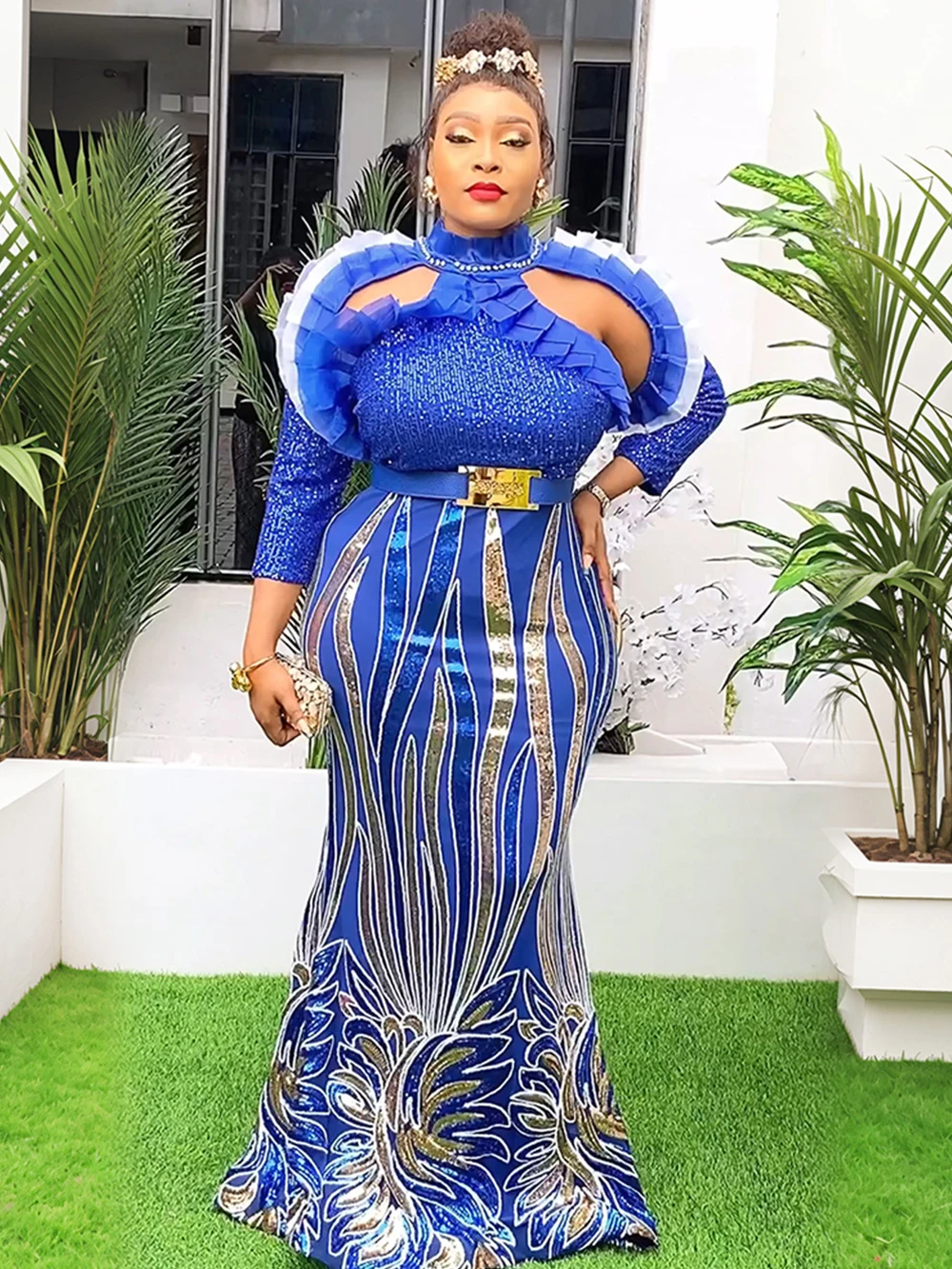Luxury Party Long Dresses For Women African Dashiki Sequin Mermaid Dress Wedding Birthday Evening Gowns Elegant Ladies Clothing
Luxury Party Long Dresses For Women African Dashiki Sequin Mermaid Dress Wedding Birthday Evening Gowns Elegant Ladies Clothing