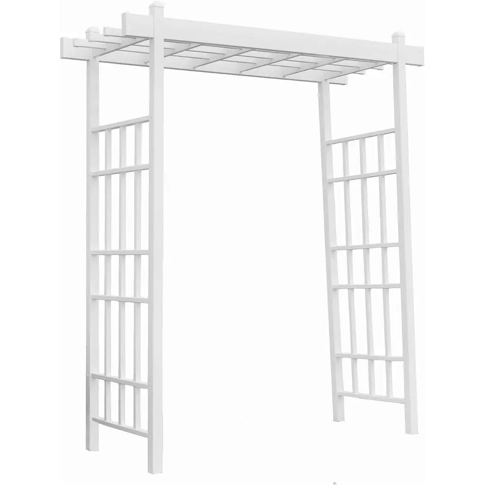 Садовая беседка Dura-Trel Bakersield из ПВХ-винила, 28x72x82 дюйма, сверхпрочная, устойчивая к погодным условиям, с креплением к земле, белая
Садовая беседка Dura-Trel Bakersield из ПВХ-винила, 28x72x82 дюйма, сверхпрочная, устойчивая к погодным условиям, с креплением к земле, белая