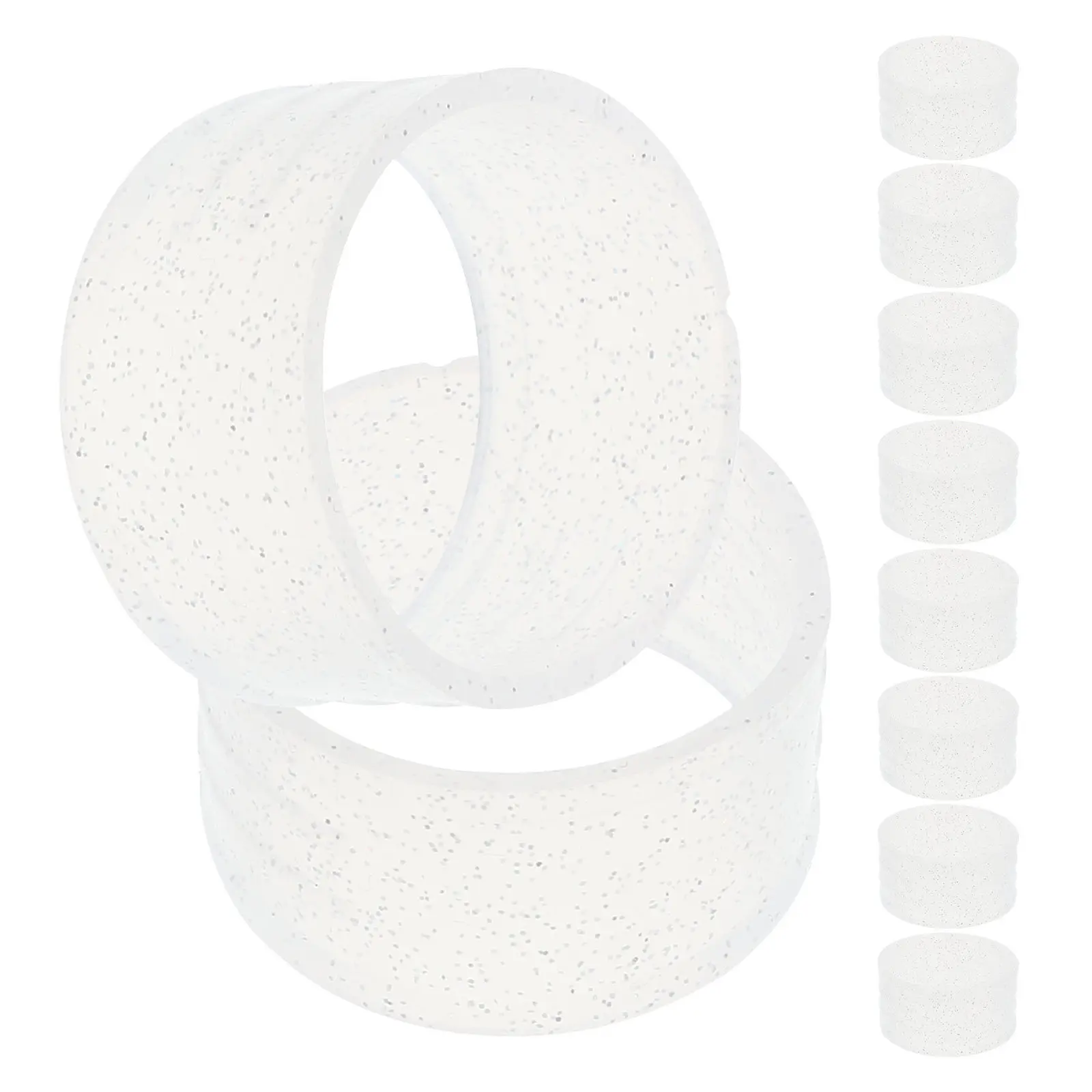 10Pcs Silicone Tennis Racket Rings Sparkling Style Sweat Absorption Non Skid Secure Fit Vibration Dampener Tennis Supplies
10Pcs Silicone Tennis Racket Rings Sparkling Style Sweat Absorption Non Skid Secure Fit Vibration Dampener Tennis Supplies