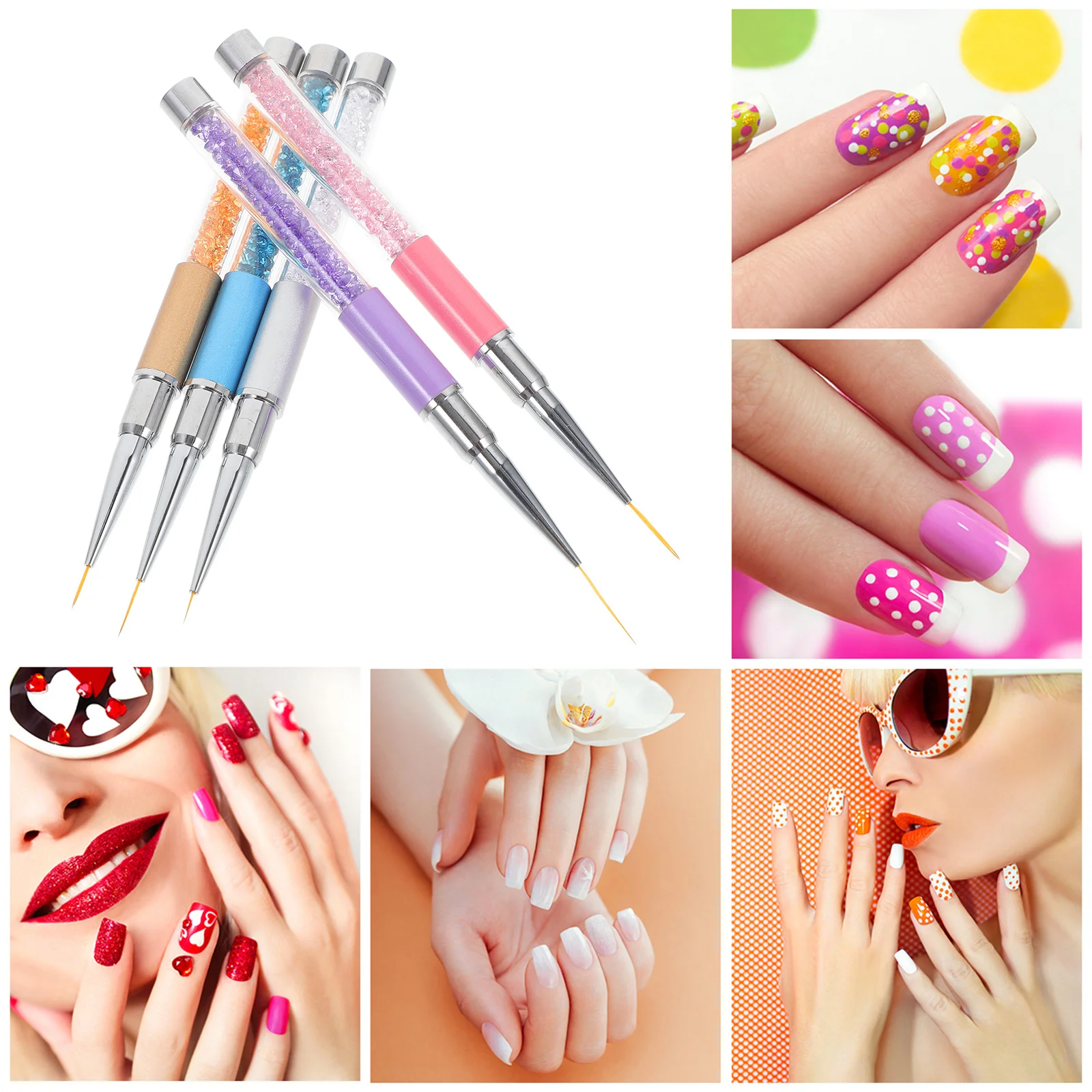 5Pcs Nail Art Drawing Pens Manicure Fine Detail Painting Tools Professional Home Use Nail DIY Accessories Manicure Drawing Tool
5Pcs Nail Art Drawing Pens Manicure Fine Detail Painting Tools Professional Home Use Nail DIY Accessories Manicure Drawing Tool