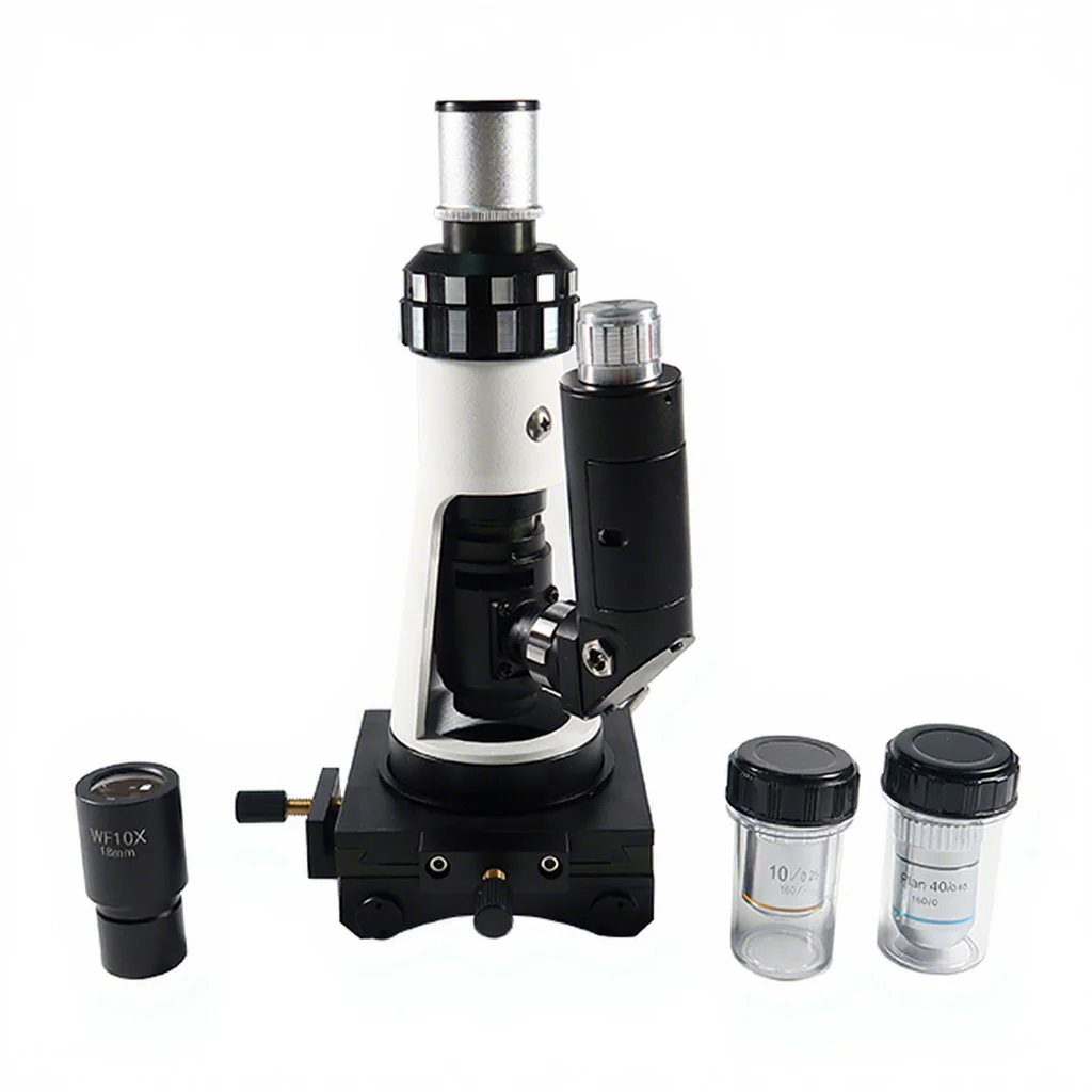 Polarizing Light Microscope Handheld Equipment Portable Metallographic Microscope with Magnetic Base Polarizer
Polarizing Light Microscope Handheld Equipment Portable Metallographic Microscope with Magnetic Base Polarizer