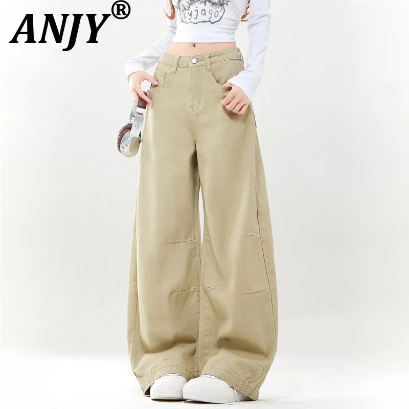 ANJY Spring Autumn New Women Fashion Loose Versatile Casual Wide Leg Pants Trendy High Street Pleated Streetwear Bottoms A20667
ANJY Spring Autumn New Women Fashion Loose Versatile Casual Wide Leg Pants Trendy High Street Pleated Streetwear Bottoms A20667