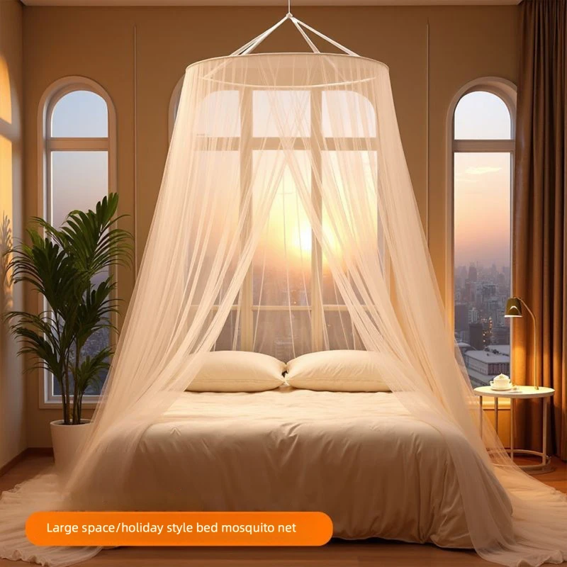 Simple Hanging home Mosquito Net Suspended Type Foldable Mesh Net for Single/Double Bed holiday style bed mosquito net 
Simple Hanging home Mosquito Net Suspended Type Foldable Mesh Net for Single/Double Bed holiday style bed mosquito net