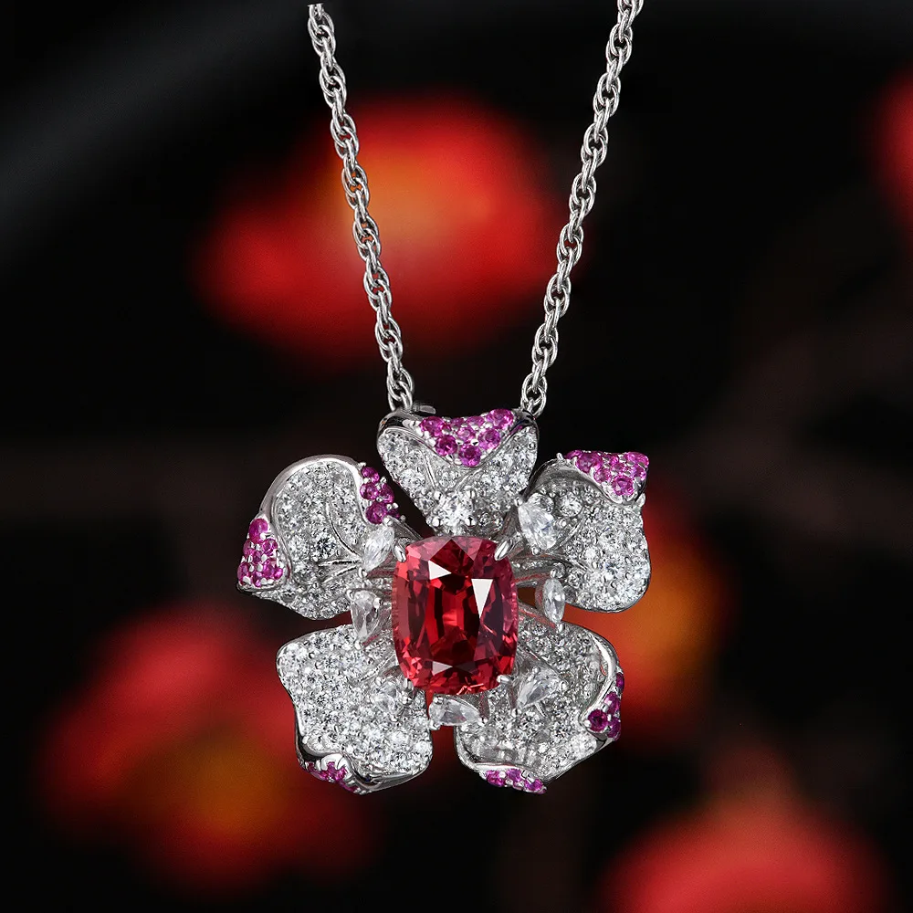 New S925 Silver 2-carat Fat Square 7 * 9 Papalacha Cultivation Blue Treasure Light Luxury Pendant Necklace Wedding Jewelry
New S925 Silver 2-carat Fat Square 7 * 9 Papalacha Cultivation Blue Treasure Light Luxury Pendant Necklace Wedding Jewelry