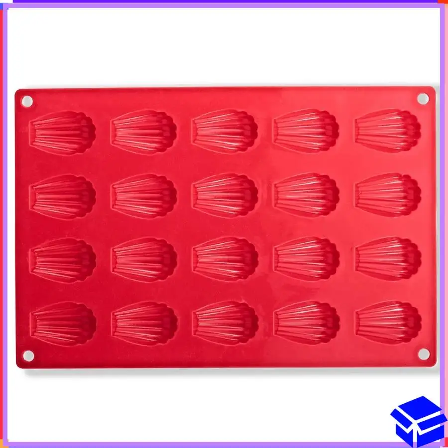 Reliable 2Pcs / Pack Silicone Madeleine Pan Cookie Mold 20 Cavity Cake Mold Chocolate Cookie Baking Tray
Reliable 2Pcs / Pack Silicone Madeleine Pan Cookie Mold 20 Cavity Cake Mold Chocolate Cookie Baking Tray