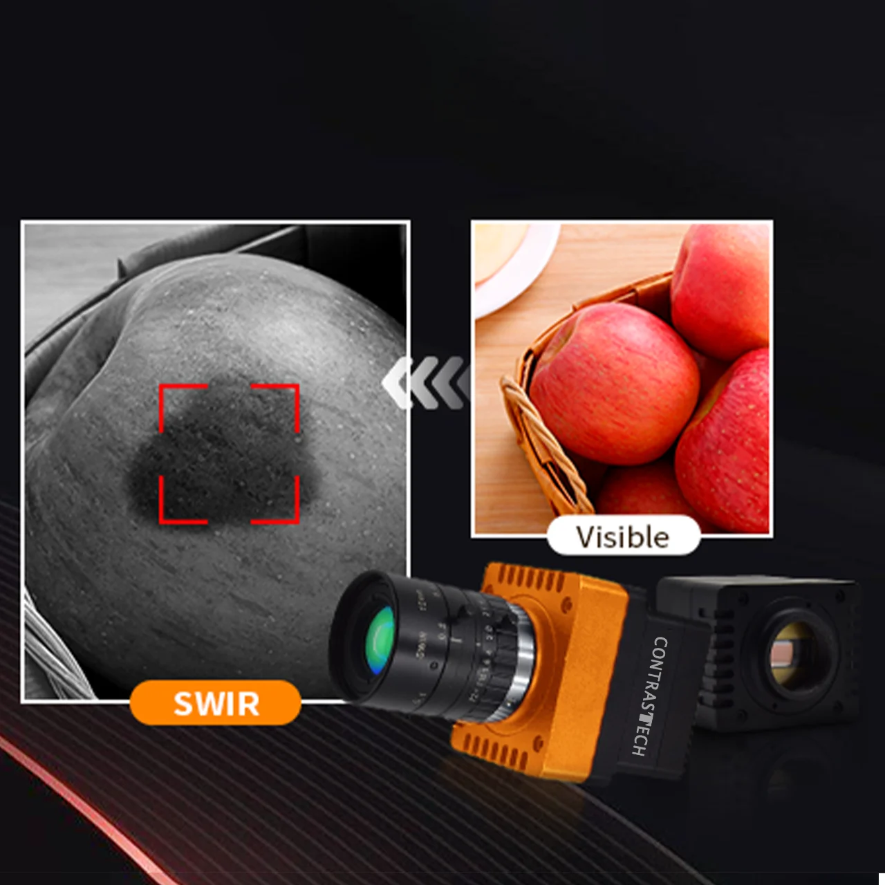 900-1700nm Short Wave Infrared InGaAs Industrial Swir Line Scan Camera GigE CameraLink or Fog Penetration
900-1700nm Short Wave Infrared InGaAs Industrial Swir Line Scan Camera GigE CameraLink or Fog Penetration