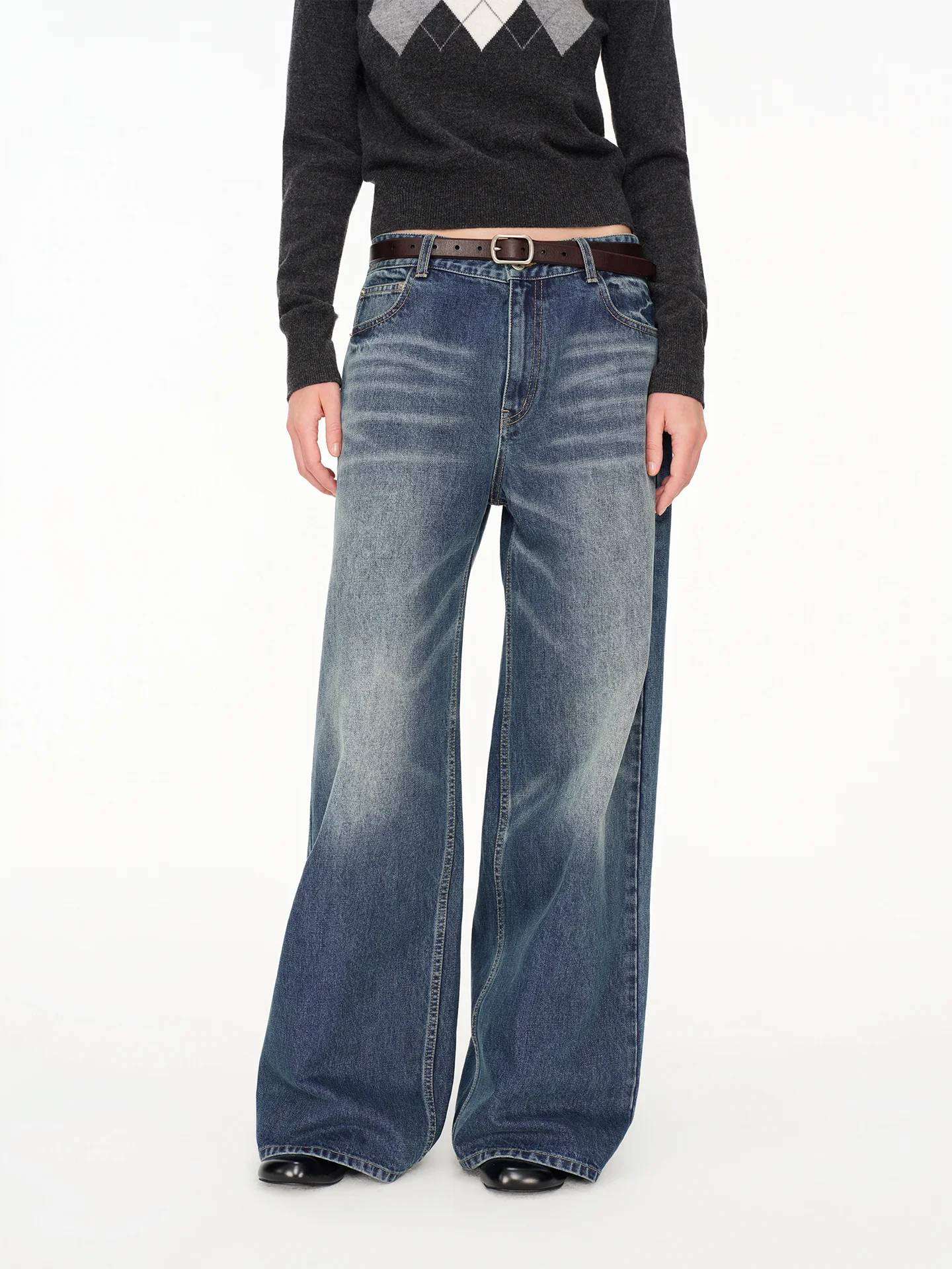 Джинсы Deep Blue Casual с широкими штанинами Ni8hetro WA02, с высокой талией, на молнии, из хлопка, свободного кроя, женские, на все сезоны
Джинсы Deep Blue Casual с широкими штанинами Ni8hetro WA02, с высокой талией, на молнии, из хлопка, свободного кроя, женские, на все сезоны