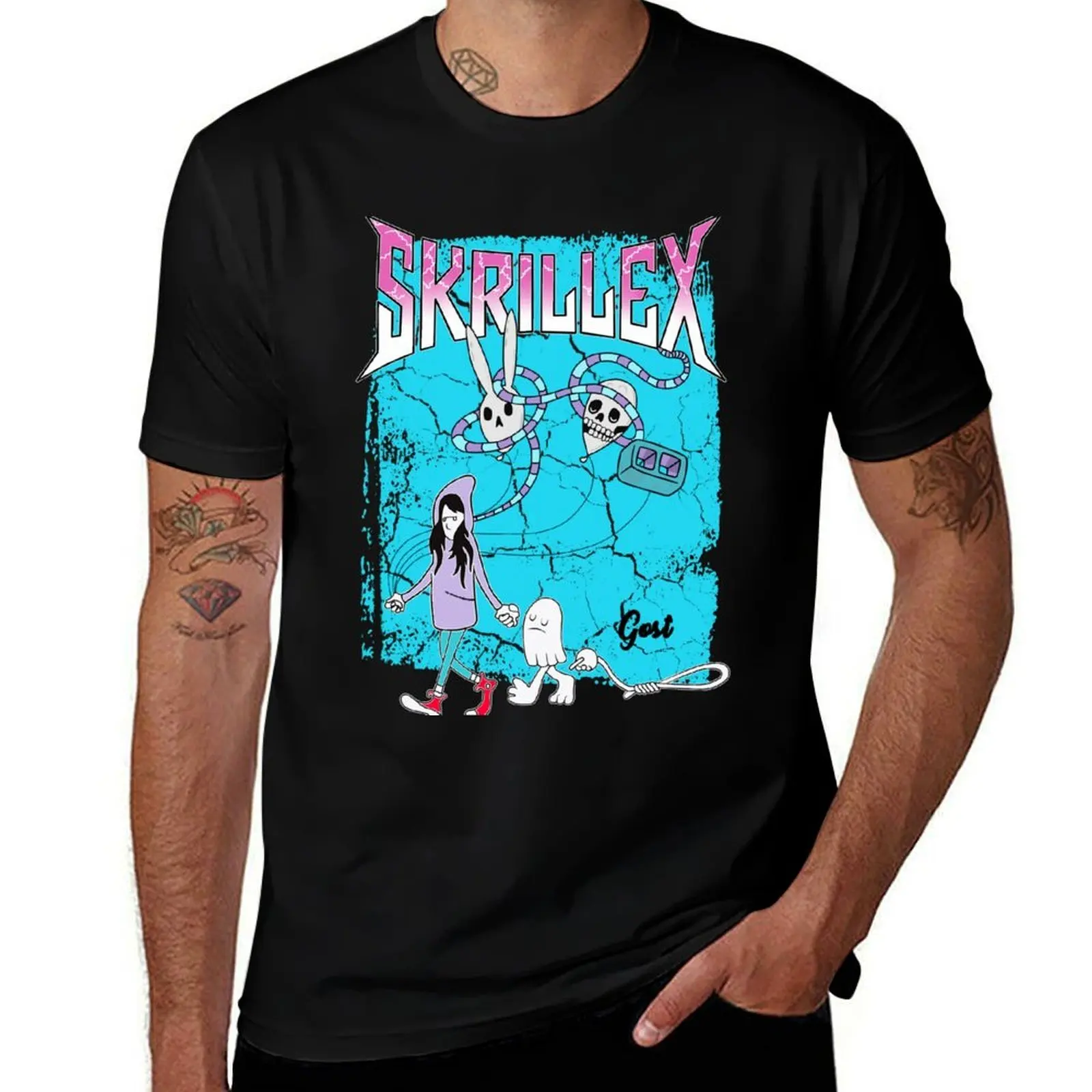 Gost Album Skrillex Cover T-Shirt Lightweight Running Sports T-Shirt
Gost Album Skrillex Cover T-Shirt Lightweight Running Sports T-Shirt