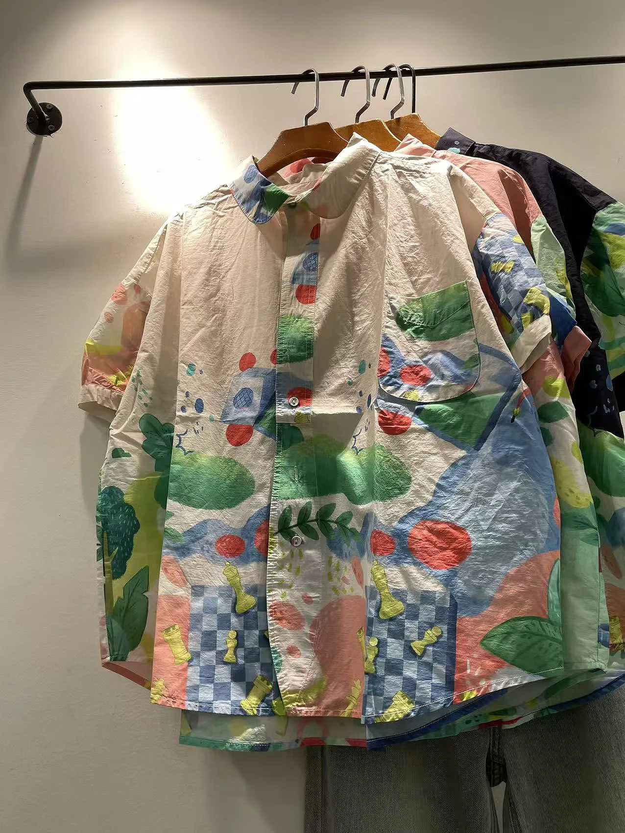 Summer 2026 Women's Fashionable Print Collar Loose Cotton Short Sleeve Shirt Versatile Casual Breathable Top Female Fashion
Summer 2026 Women's Fashionable Print Collar Loose Cotton Short Sleeve Shirt Versatile Casual Breathable Top Female Fashion