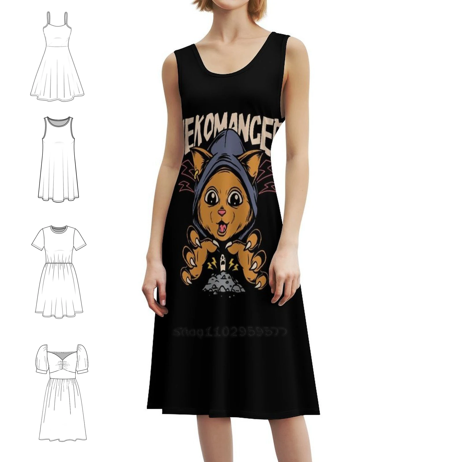 Nekomancer Boho Chic Dress Elegant Fashion Beach Wedding Party Gown Nekomancer New Best Seller Kid Tank Women's Dress
Nekomancer Boho Chic Dress Elegant Fashion Beach Wedding Party Gown Nekomancer New Best Seller Kid Tank Women's Dress