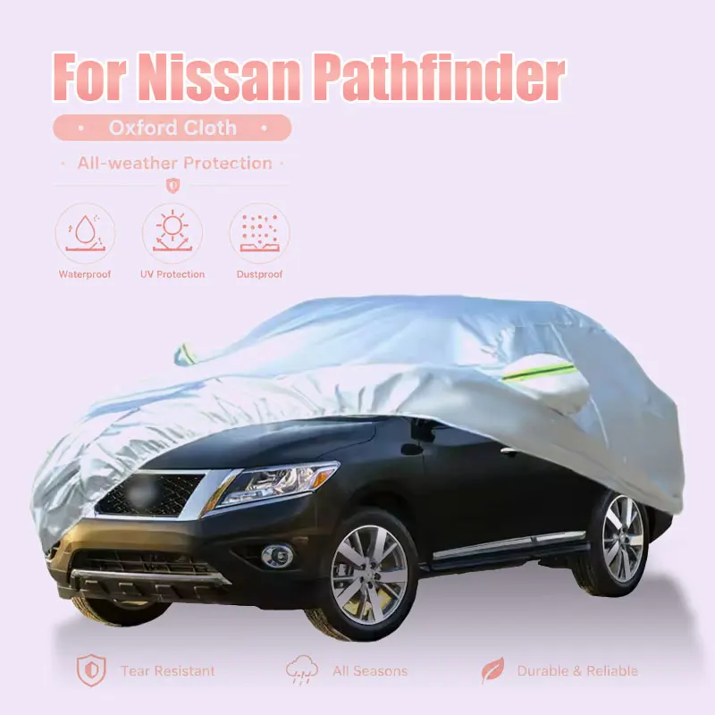 For Nissan Pathfinder Full Car Cover Reflective Strips Waterproof Snowproof Dustproof UV Protection Exterior Accessories
For Nissan Pathfinder Full Car Cover Reflective Strips Waterproof Snowproof Dustproof UV Protection Exterior Accessories