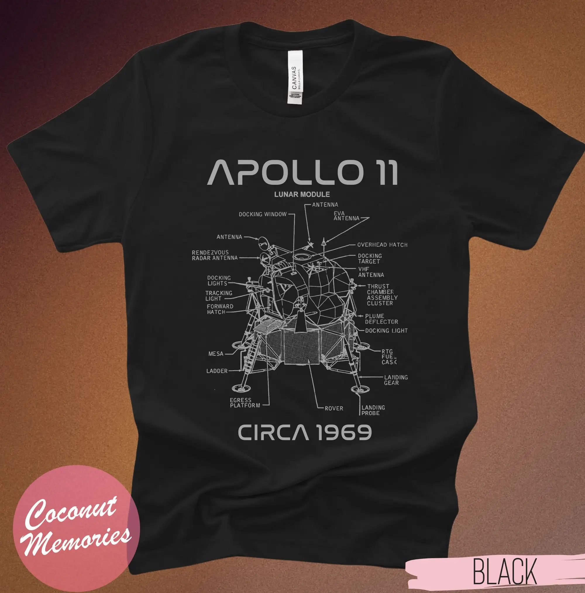 Футболка с модулем Лунного посадки Аполлона 11, винтажная футболка BlueprinT с посадкой на Луну, астронавтом и космосом s 
Футболка с модулем Лунного посадки Аполлона 11, винтажная футболка BlueprinT с посадкой на Луну, астронавтом и космосом s