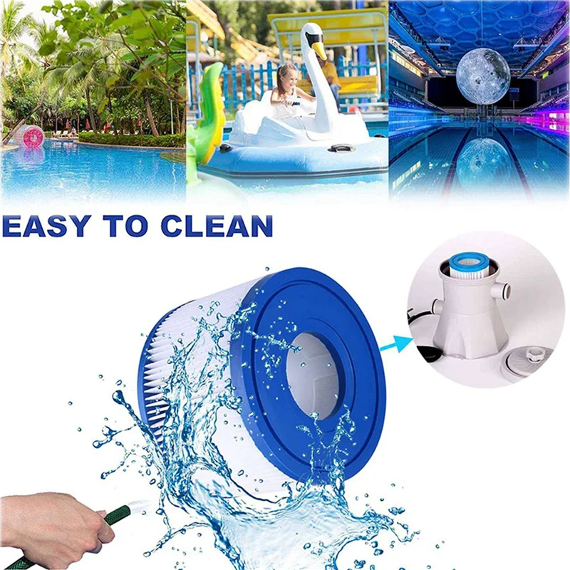 Y67A-12Pcs Pool Spa Cartridge Type S1,For Intex-29001E 11692 Hot Tub Filters Type S1 Purespa Filter Pump Cartridge
Y67A-12Pcs Pool Spa Cartridge Type S1,For Intex-29001E 11692 Hot Tub Filters Type S1 Purespa Filter Pump Cartridge