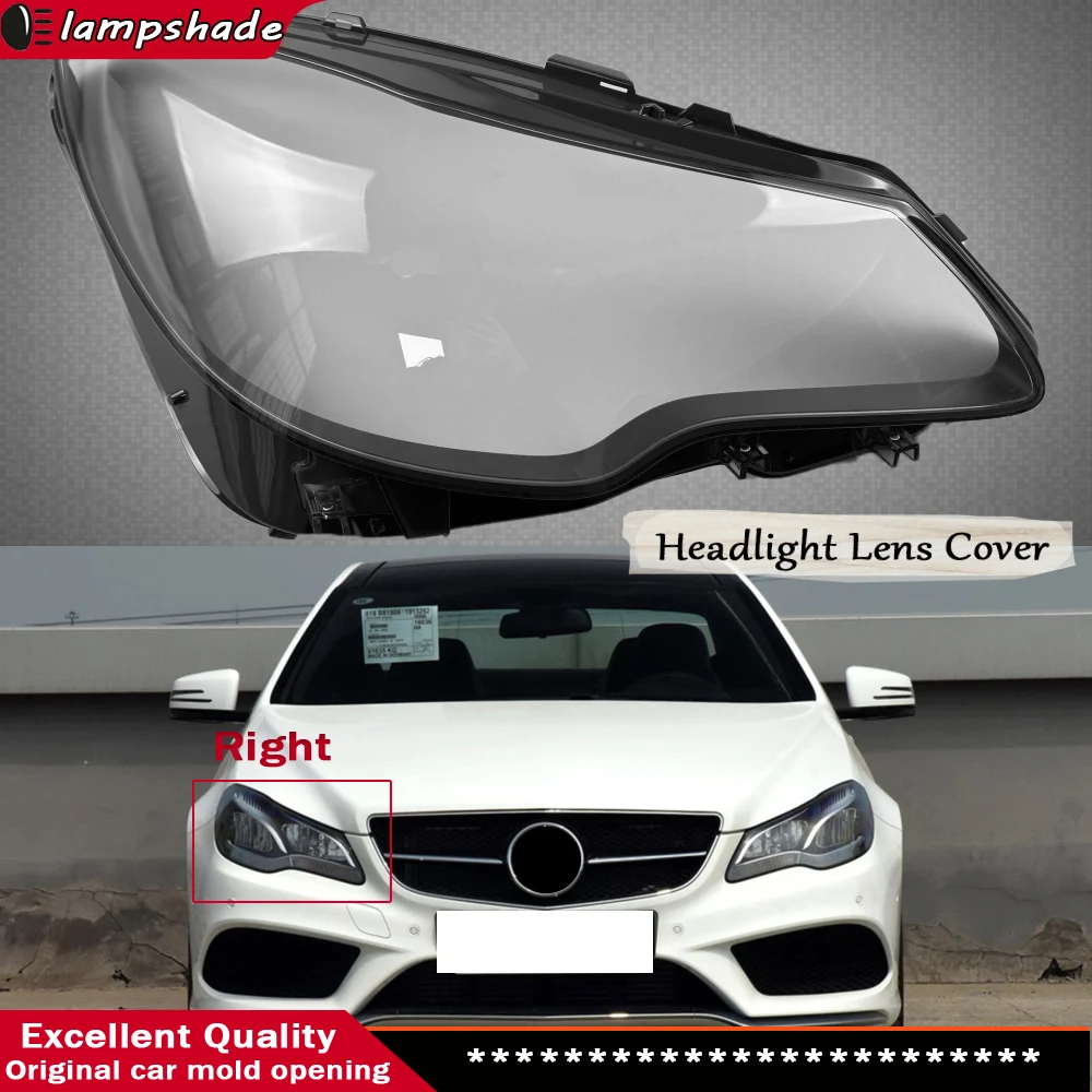 Крышка фар автомобиля, стеклянная линза, абажур для Mercedes-Benz E-Class, 2-дверный купе W207 E200 E250 E300 2013-2016
Крышка фар автомобиля, стеклянная линза, абажур для Mercedes-Benz E-Class, 2-дверный купе W207 E200 E250 E300 2013-2016