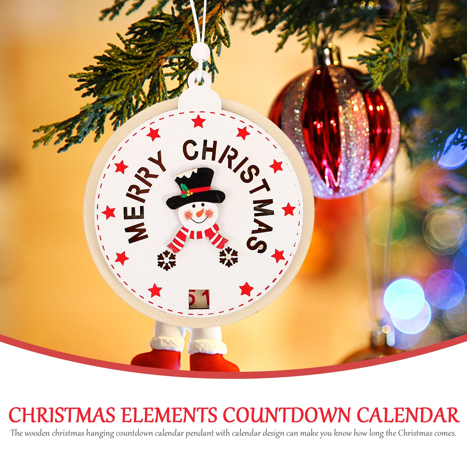 Xmas Hanging Countdown Calendar Wooden Pendant Christmas Wall Decor Xmas Advent Calendar Christmas Tree Hanging Decorative
Xmas Hanging Countdown Calendar Wooden Pendant Christmas Wall Decor Xmas Advent Calendar Christmas Tree Hanging Decorative