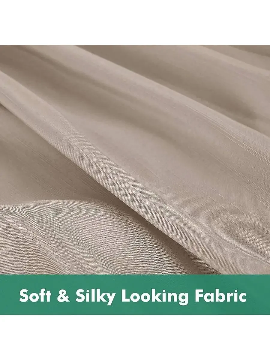 Wrap Around Bed Skirt With Split Corners 16 Inch Drop Adjustable Elastic Dust Ruffle Silky Polyester Fabric
Wrap Around Bed Skirt With Split Corners 16 Inch Drop Adjustable Elastic Dust Ruffle Silky Polyester Fabric