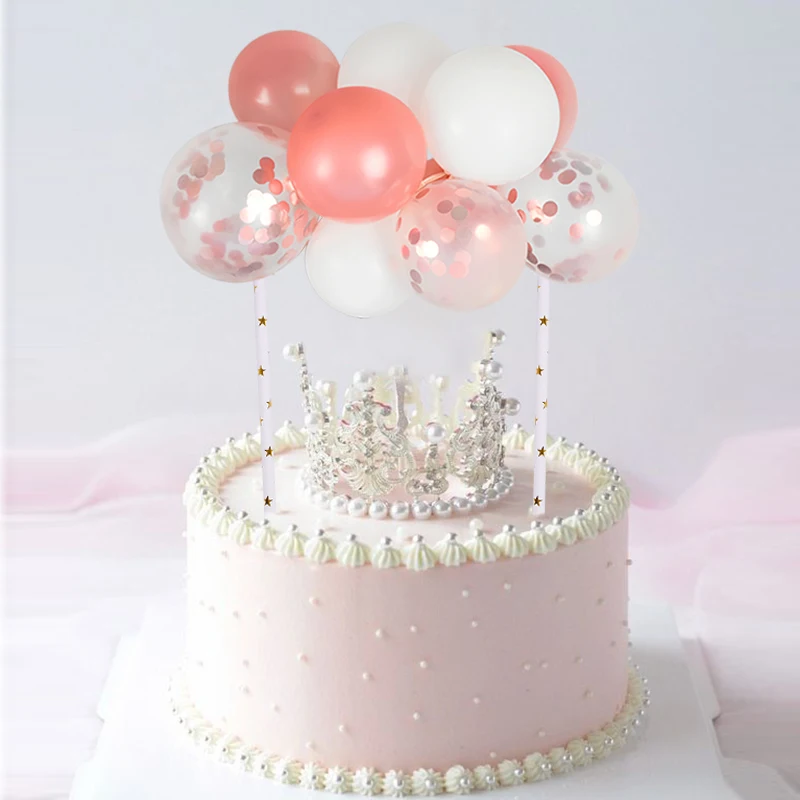 10pcs 5inch Balloon Cake Topper Mini Cofetti Ballon Birthday Party Decoration Kids Birthday Baby Shower Wedding Cake Decorating
10pcs 5inch Balloon Cake Topper Mini Cofetti Ballon Birthday Party Decoration Kids Birthday Baby Shower Wedding Cake Decorating