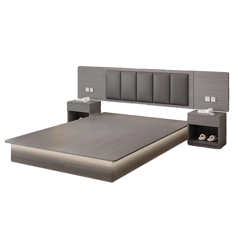 Hotel Furniture Hotel Bed Customized Standard Room Bed Full Set Homestay Apartment Room
Hotel Furniture Hotel Bed Customized Standard Room Bed Full Set Homestay Apartment Room