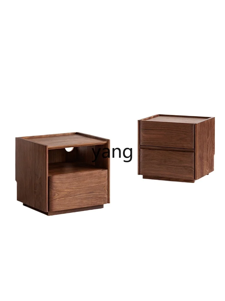 LTT black walnut bedside table solid wood bedroom storage bedside table
LTT black walnut bedside table solid wood bedroom storage bedside table