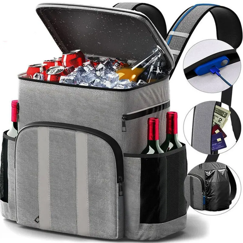 Двутемпературный рюкзак-холодильник — свежий для кемпинга, легкий рюкзак с изоляцией из алюминиевой фольги, водонепроницаемый и герметичный
Двутемпературный рюкзак-холодильник — свежий для кемпинга, легкий рюкзак с изоляцией из алюминиевой фольги, водонепроницаемый и герметичный