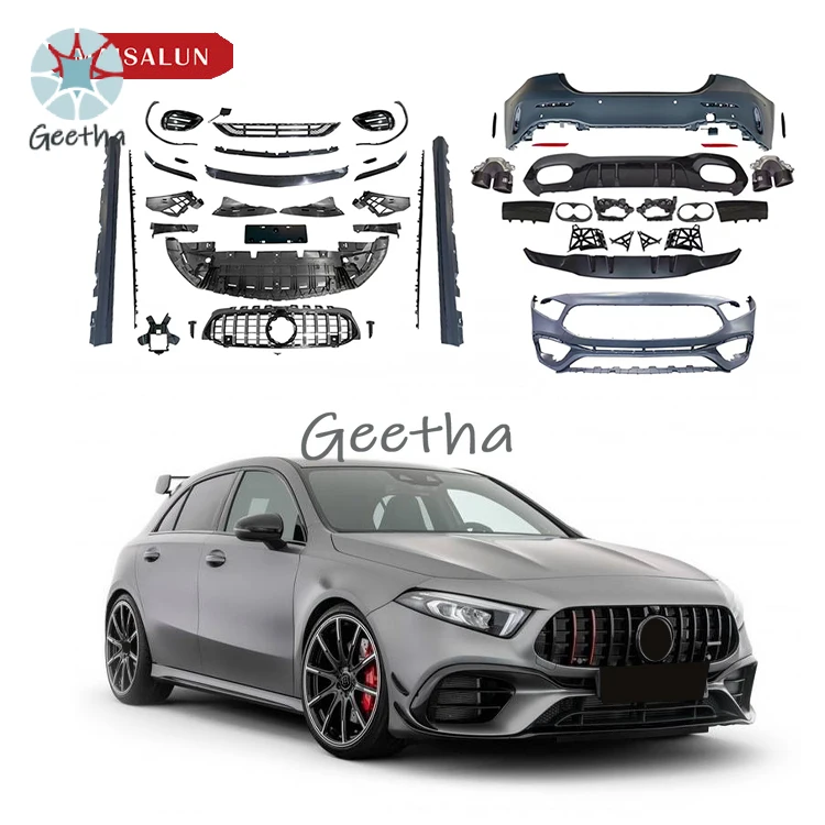 Auto Parts W177 A45 Style Car Bumper With Grill Rear Diffuser A45 Style Body Kit for BENZ a Class W177
Auto Parts W177 A45 Style Car Bumper With Grill Rear Diffuser A45 Style Body Kit for BENZ a Class W177