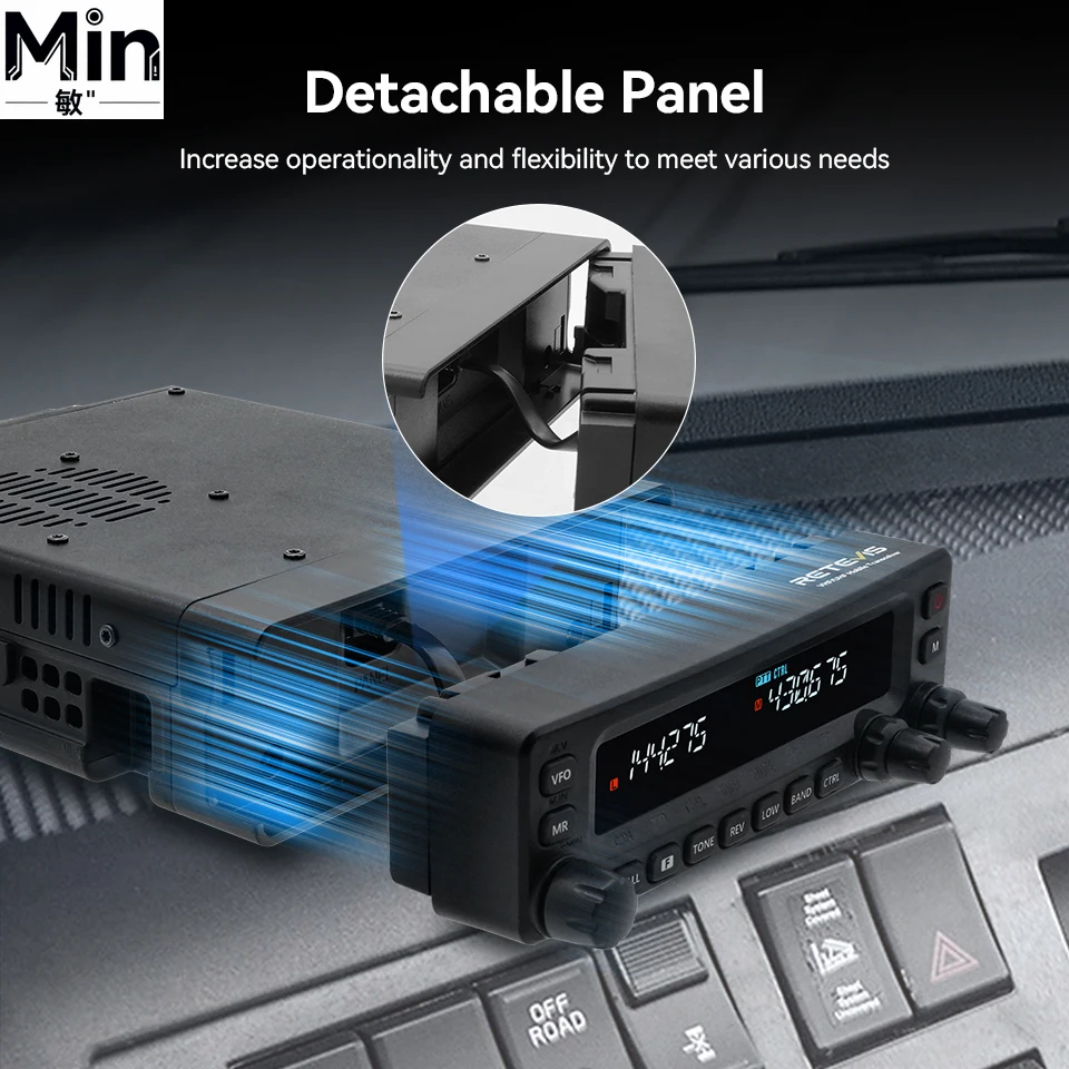 Retevis MA1 50W Dual Band Mobile Radio AM/FM Multi-Band Receiver
Retevis MA1 50W Dual Band Mobile Radio AM/FM Multi-Band Receiver