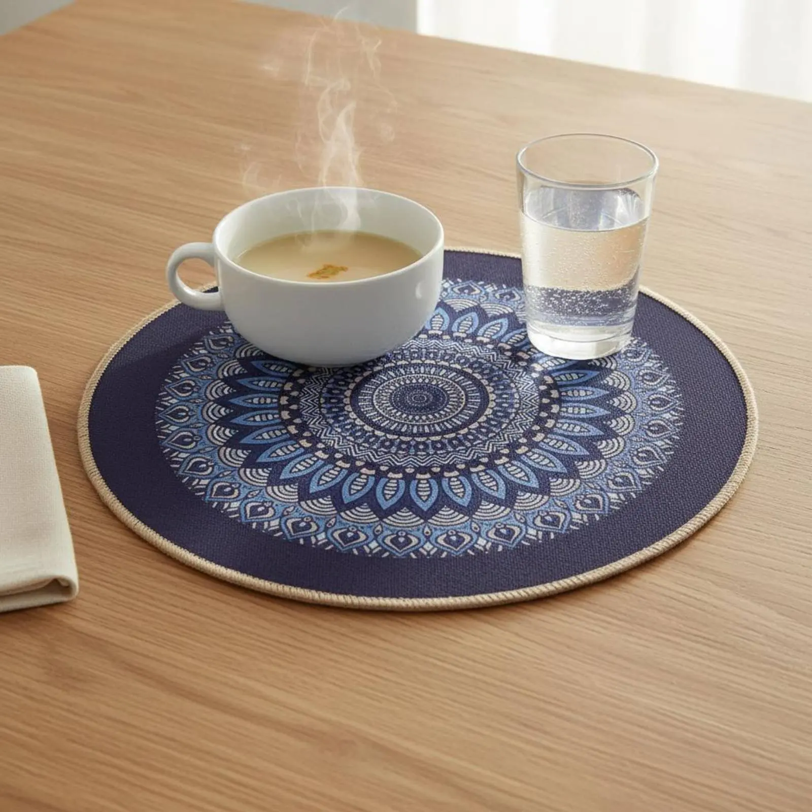 Faux Linen Rubber Placemat Waterproof Faux Linen Placemat Heat Resistant Table Mat Elegant Design Tableware Accessory Flexible
Faux Linen Rubber Placemat Waterproof Faux Linen Placemat Heat Resistant Table Mat Elegant Design Tableware Accessory Flexible