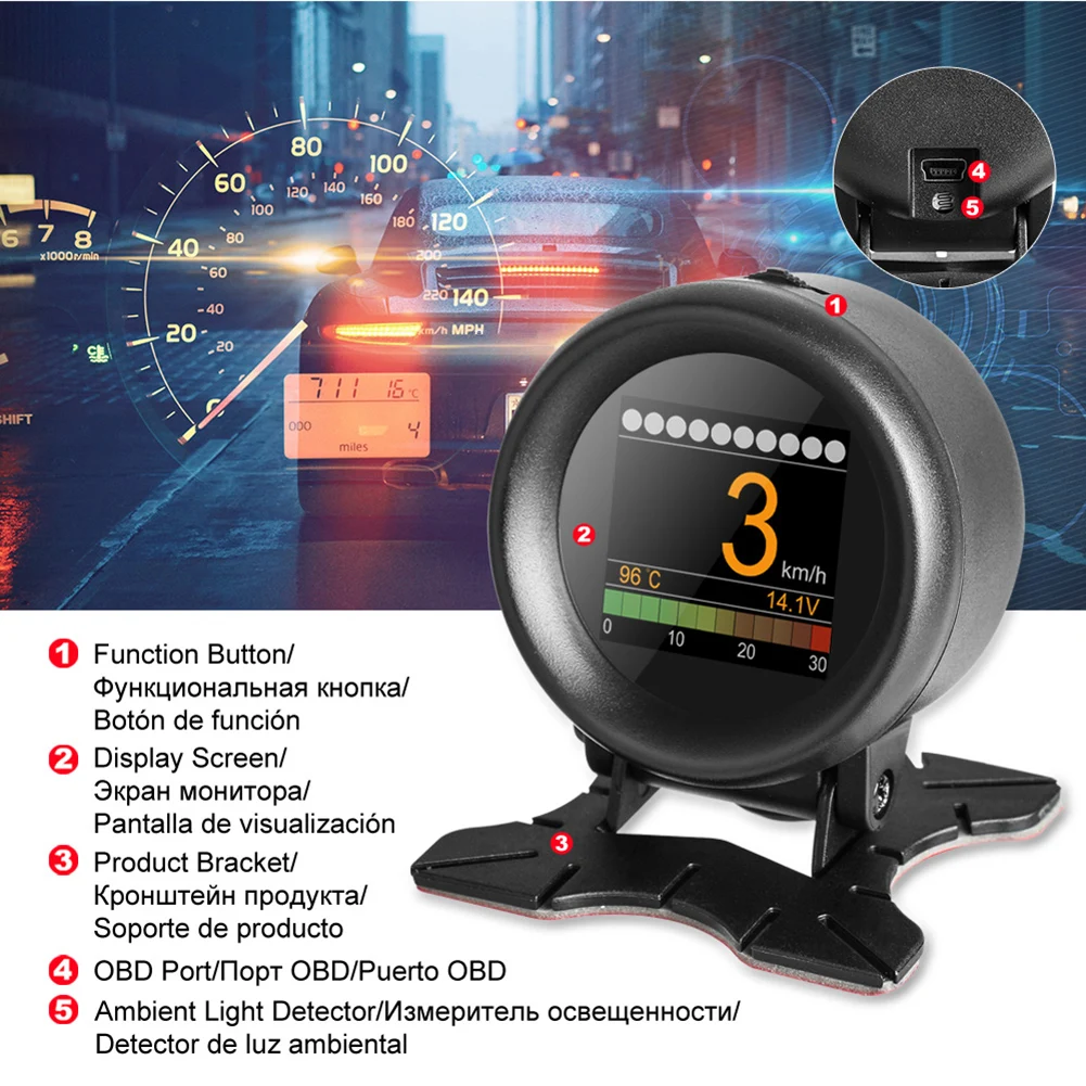 X60 метр OBD2 HUD универсальный проекционный дисплей измеритель напряжения и скорости электронный проекционный дисплей сменные автомобильные аксессуары
X60 метр OBD2 HUD универсальный проекционный дисплей измеритель напряжения и скорости электронный проекционный дисплей сменные автомобильные аксессуары