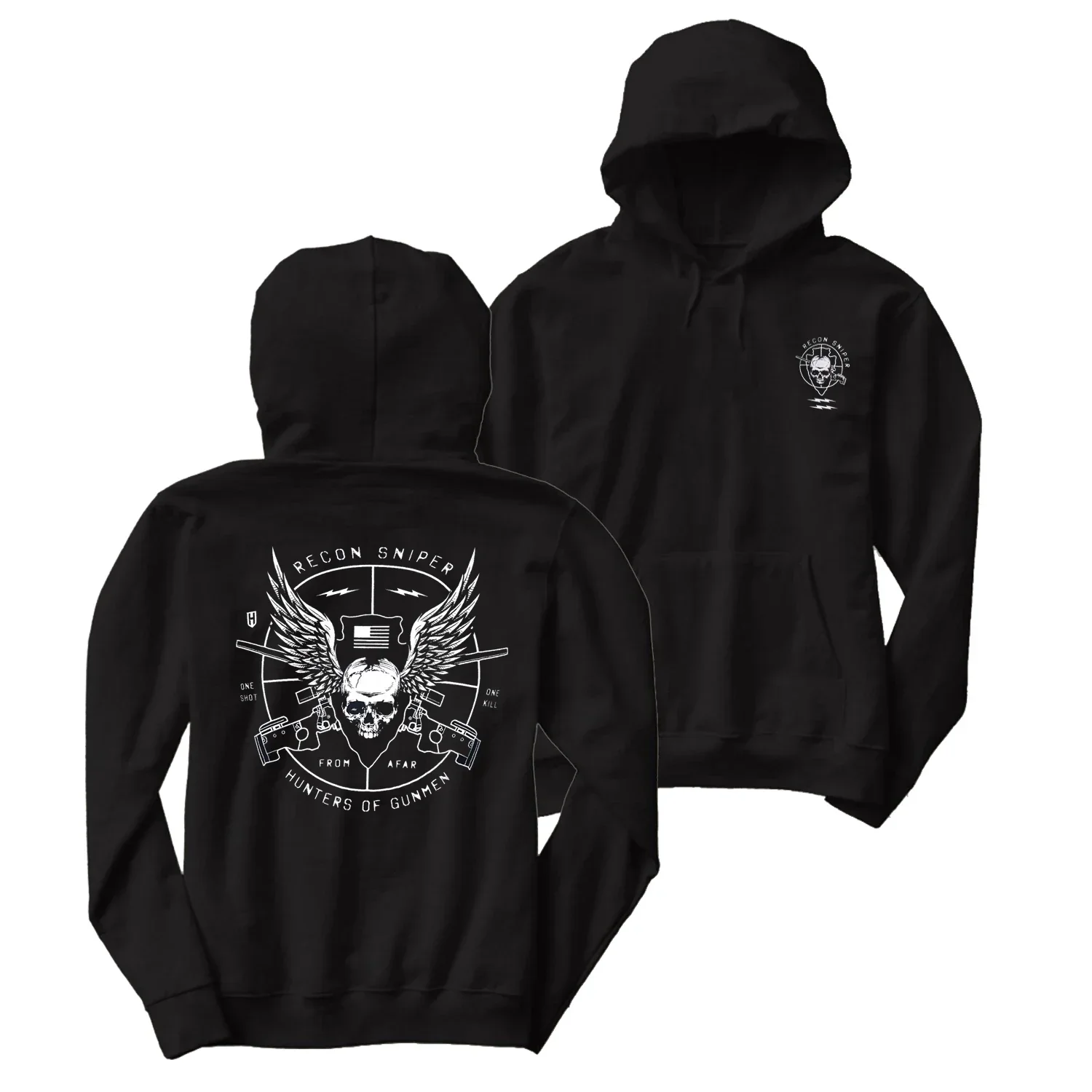 Hunters of Gunmen. Retro Recon Sniper Grunt Pullover Hoodie Comfortable Cotton Casual Mens Sweatshirt Military Style Streetwear
Hunters of Gunmen. Retro Recon Sniper Grunt Pullover Hoodie Comfortable Cotton Casual Mens Sweatshirt Military Style Streetwear