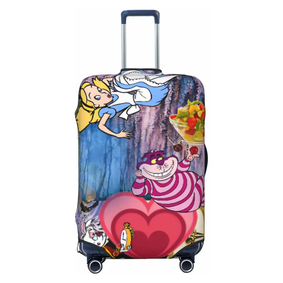 Alice In Wonderland Cheshire Cat Luggage Cover Elastic Travel Suitcase Protective Covers Suit For 18-32 inch
Alice In Wonderland Cheshire Cat Luggage Cover Elastic Travel Suitcase Protective Covers Suit For 18-32 inch