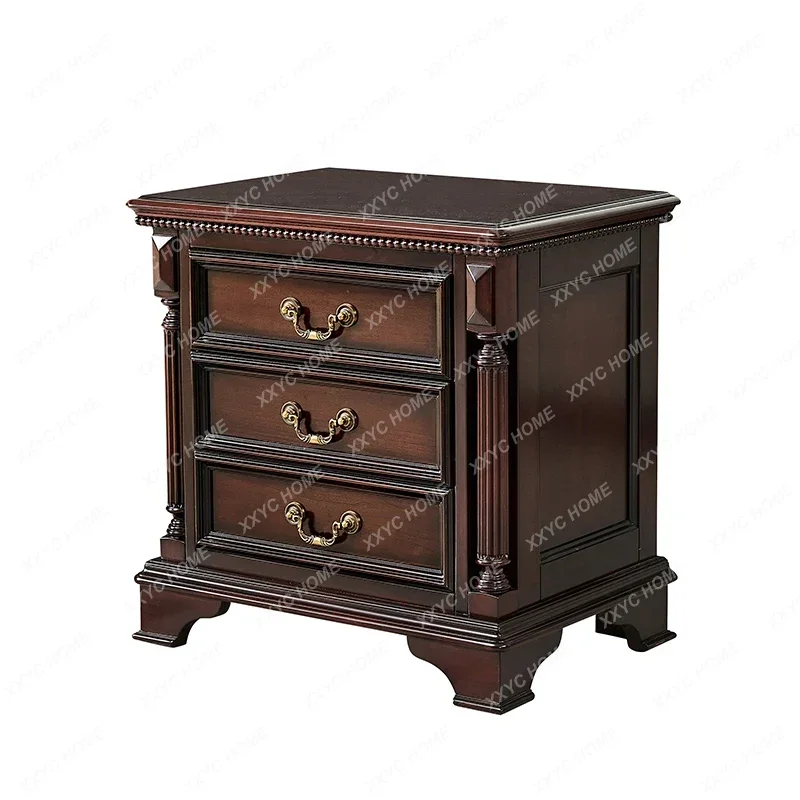 all solid wood bedside table cherry wood retro bedroom bedside table household storage drawer locker
all solid wood bedside table cherry wood retro bedroom bedside table household storage drawer locker