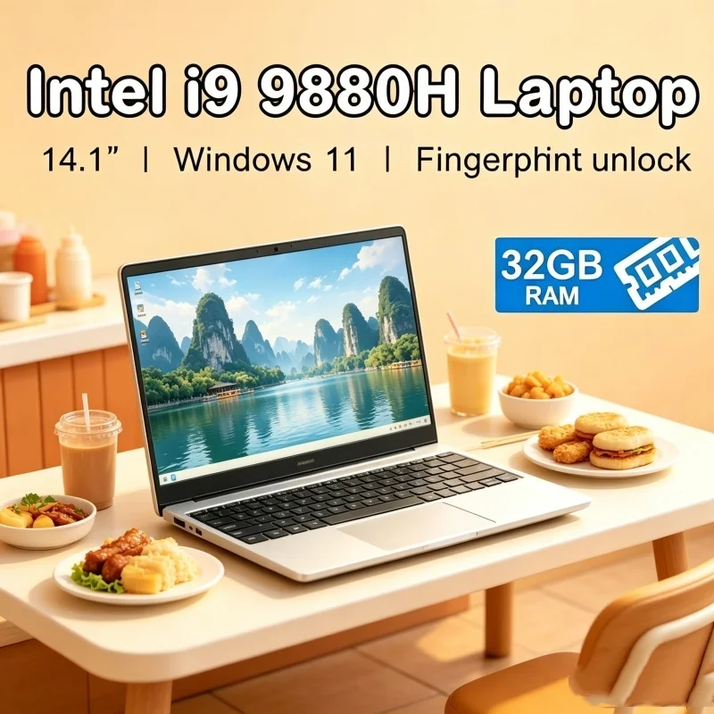 Celestial 2026 Paramount Portable 14.1" HD Laptop Intel Core I9-9880H RAM SSD Elegant Slim Windows 11 Functional Daily Use
Celestial 2026 Paramount Portable 14.1" HD Laptop Intel Core I9-9880H RAM SSD Elegant Slim Windows 11 Functional Daily Use