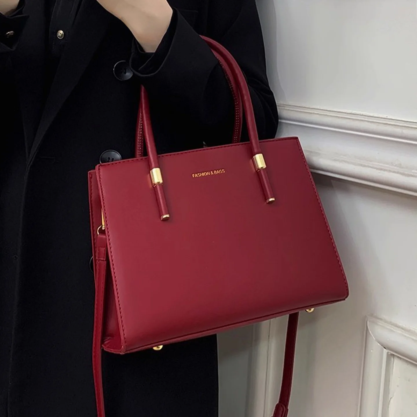 Red Tote Bag Women's Commuter Handbag Charlie&Kelli Casual mat Sle Single oulder Crossbody Bag for Daily Use
Red Tote Bag Women's Commuter Handbag Charlie&Kelli Casual mat Sle Single oulder Crossbody Bag for Daily Use