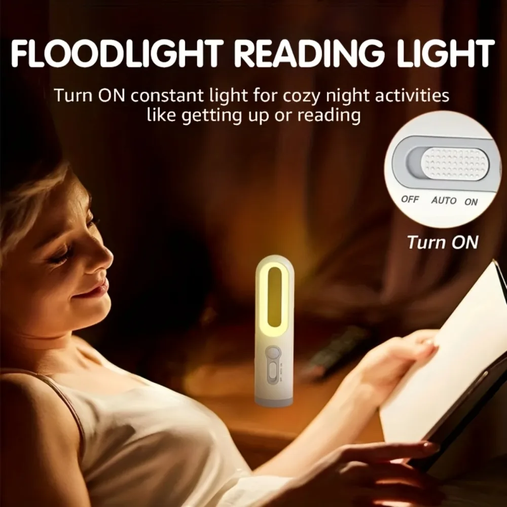 MACROCOSM Motion Activated Night Light, USB Rechargeable LED Flashlight, Warm Yellow Lamp for Camping, Hiking, Reading & Home
MACROCOSM Motion Activated Night Light, USB Rechargeable LED Flashlight, Warm Yellow Lamp for Camping, Hiking, Reading & Home