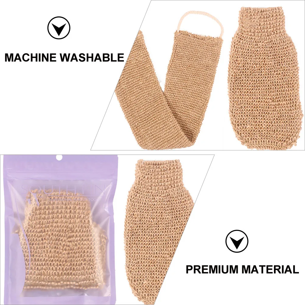 2pcs Bath Glove Exfoliating Mitts Jute Scrubber Gloves Shower Spa Reusable Remove Dead Prevent Acne
2pcs Bath Glove Exfoliating Mitts Jute Scrubber Gloves Shower Spa Reusable Remove Dead Prevent Acne