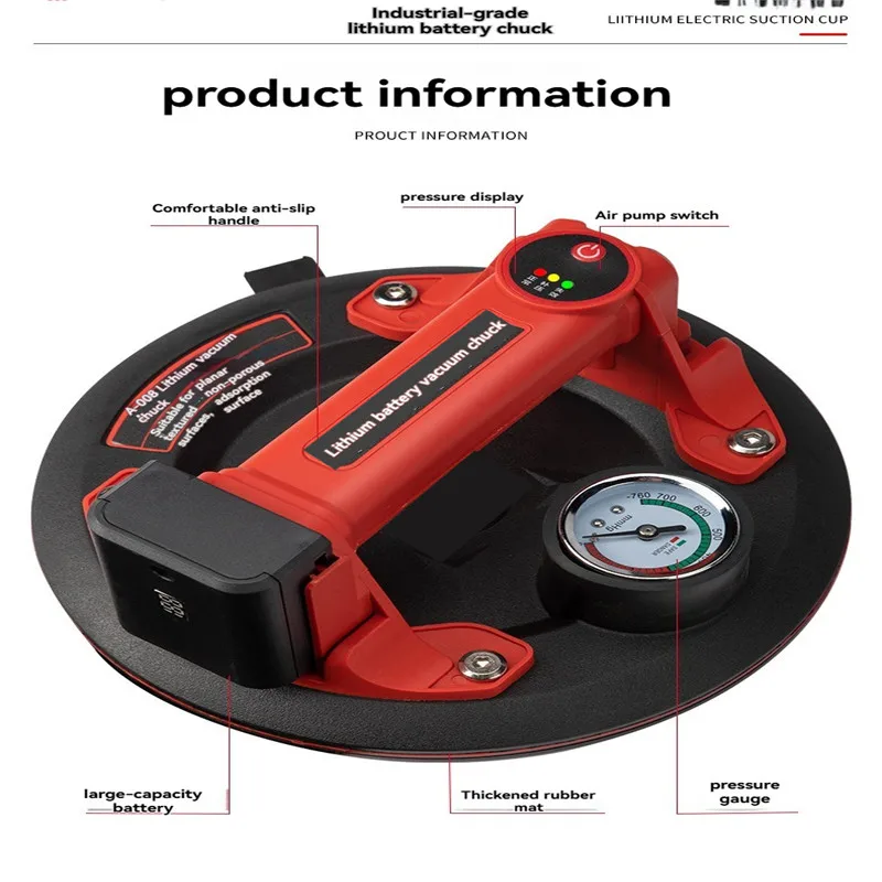 Electric suction cups electric tools lithium electric suction cups tile laying large flooring strong heavy-duty automatic air su
Electric suction cups electric tools lithium electric suction cups tile laying large flooring strong heavy-duty automatic air su