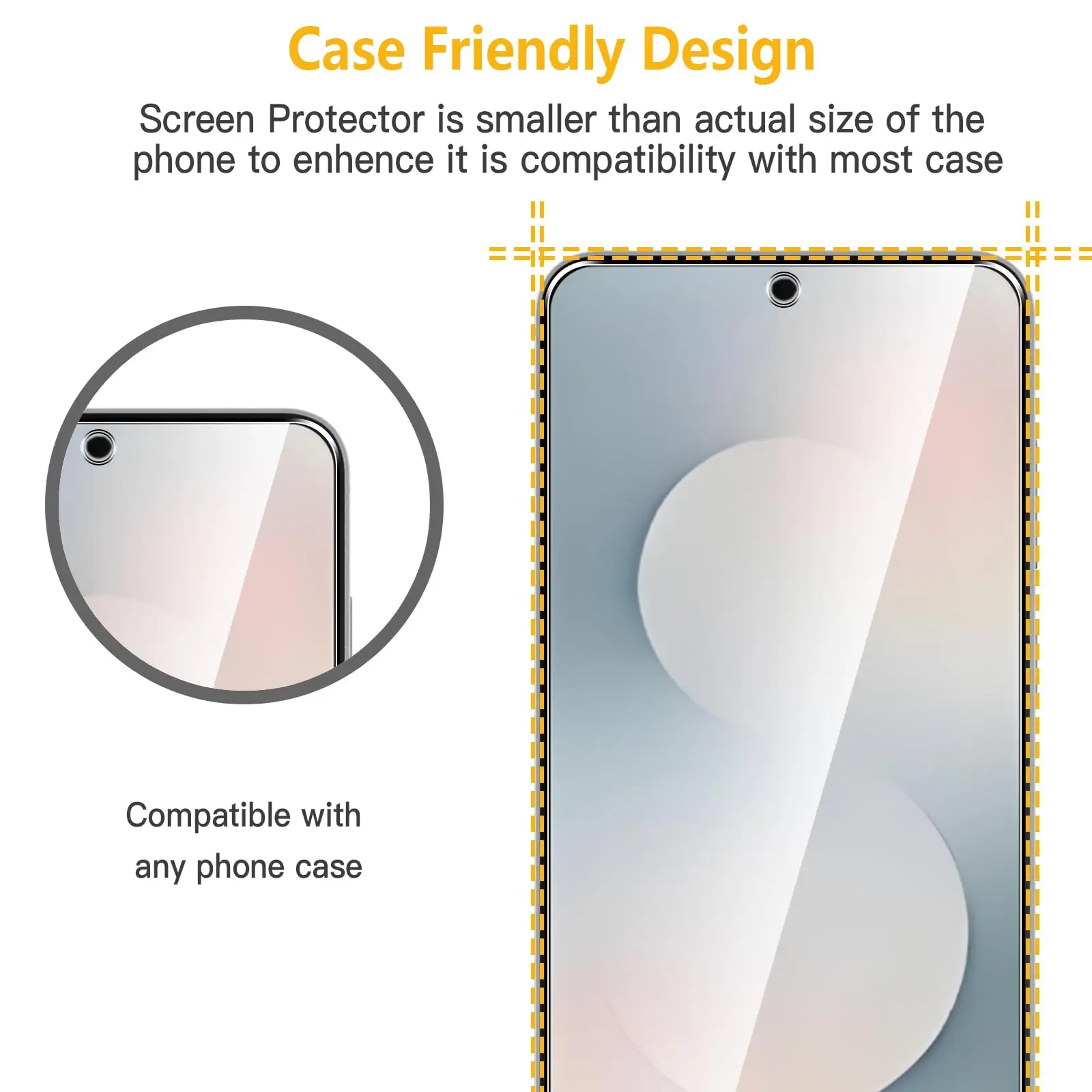 Tempered Glass For Samsung Galaxy S25 FE, Screen Protector Crystal HD Clear 9H Protective Shockproof Case Friendly Design
Tempered Glass For Samsung Galaxy S25 FE, Screen Protector Crystal HD Clear 9H Protective Shockproof Case Friendly Design