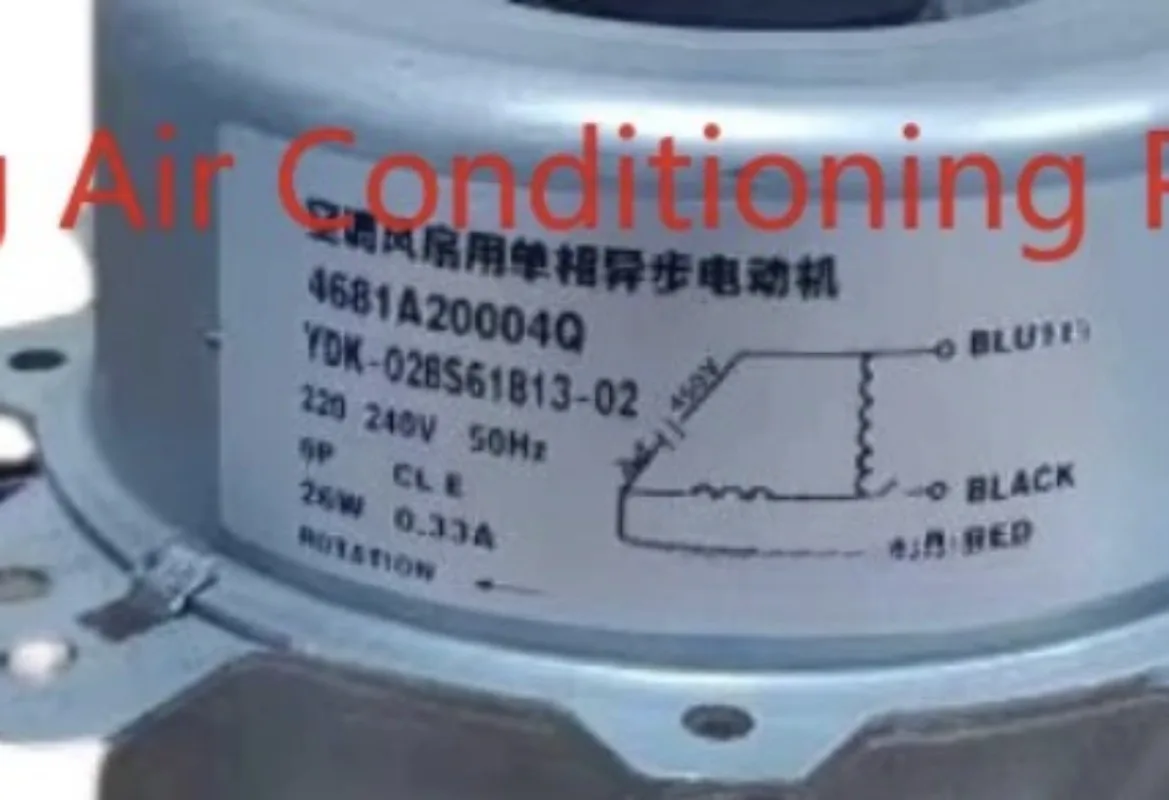 suitable for XT air conditioner outdoor fan motor 4681A20004Q YDK-028S61813-02
suitable for XT air conditioner outdoor fan motor 4681A20004Q YDK-028S61813-02