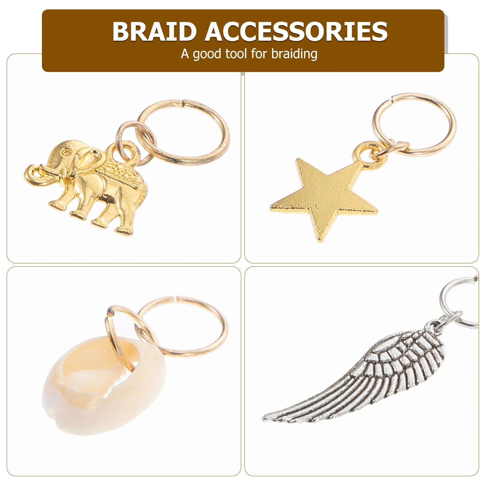 21 Pcs Hair Ring Accessories Decoration Charms Braids Jewelry Dreadlock Dreadlocks Beads for Metal Miss
21 Pcs Hair Ring Accessories Decoration Charms Braids Jewelry Dreadlock Dreadlocks Beads for Metal Miss
