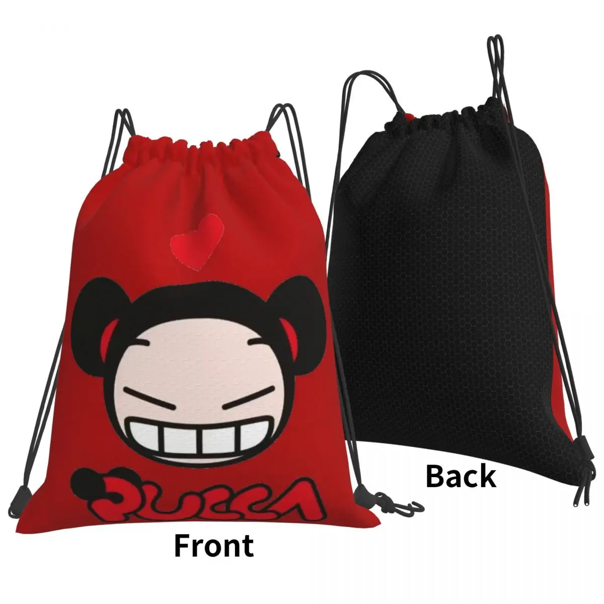 Pucca Anime Backpacks Fashion Drawstring Bundle Pocket Storage Bag Book Bags for Man Woman School
Pucca Anime Backpacks Fashion Drawstring Bundle Pocket Storage Bag Book Bags for Man Woman School