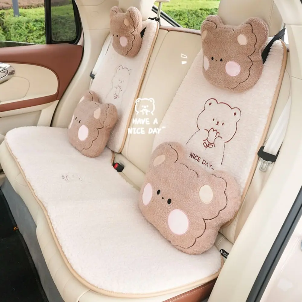 Furry Anti Slip Car Warm Seat Cushion Cartoon Soft Winter Seat Cushion Universal Plush Bear Car Cushion Interior Accessories
Furry Anti Slip Car Warm Seat Cushion Cartoon Soft Winter Seat Cushion Universal Plush Bear Car Cushion Interior Accessories