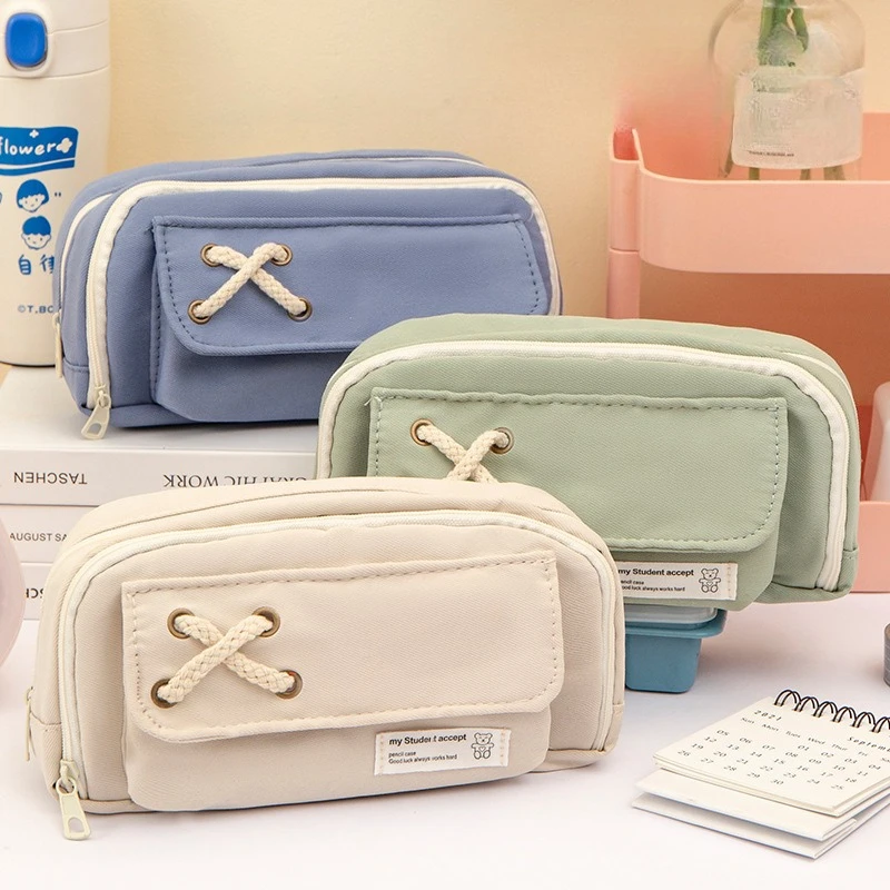 5Pcs Large Capacity Pencil Bag Stationery Holder Box Aesthetic Canvas Pen Case Three-layer Zipper Pencil Pouch School Supplies
5Pcs Large Capacity Pencil Bag Stationery Holder Box Aesthetic Canvas Pen Case Three-layer Zipper Pencil Pouch School Supplies