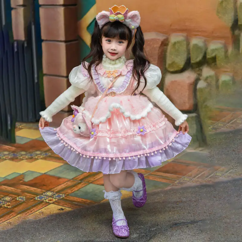Lovely Anime Cartoon Festive Lolita Dress for Girl Children Kawaii Lace Tulle Ruffle Fashion Princess Dresses Party Holiday Gift
Lovely Anime Cartoon Festive Lolita Dress for Girl Children Kawaii Lace Tulle Ruffle Fashion Princess Dresses Party Holiday Gift