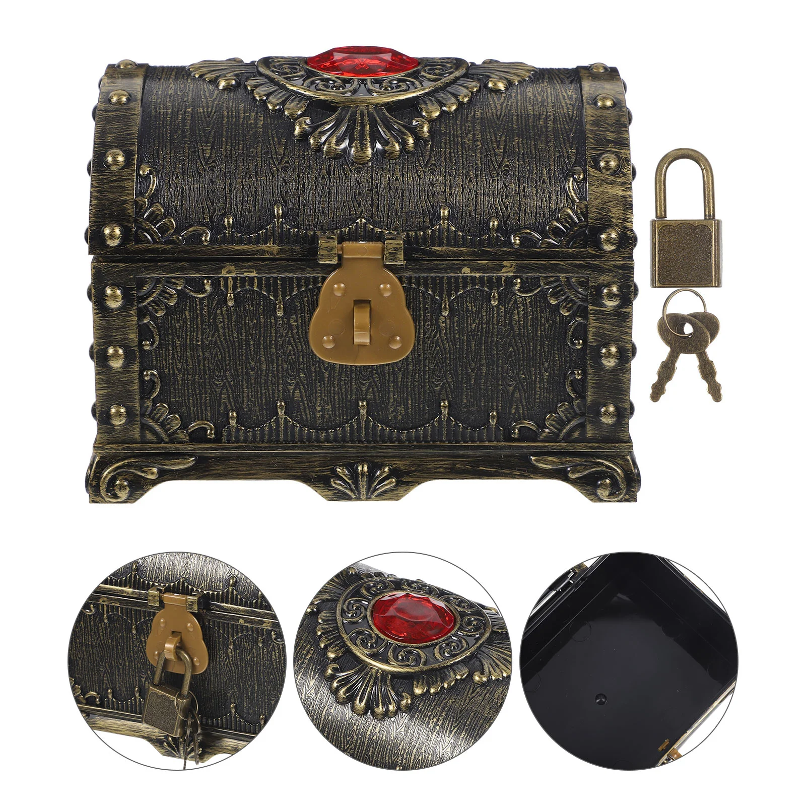 Storage Box Treasure Chest Ornaments Child for Kids Jewelry Plastic Case Organizer
Storage Box Treasure Chest Ornaments Child for Kids Jewelry Plastic Case Organizer