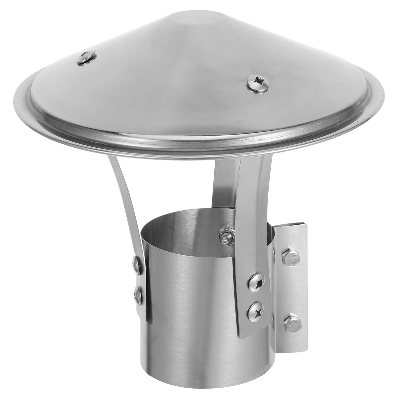Stove Pipe Cap Stainless Steel Chimney Rain Cover Flue Hat Exhaust Anti Wind Pollution Easy Install Roof Fireplace
Stove Pipe Cap Stainless Steel Chimney Rain Cover Flue Hat Exhaust Anti Wind Pollution Easy Install Roof Fireplace