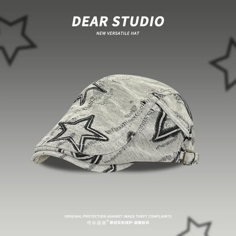 American Vintage Washed Star Forward Cap Men Women Spring Summer Trendy Y2K Berets Painter Casual Street Sun Hat Gorra
American Vintage Washed Star Forward Cap Men Women Spring Summer Trendy Y2K Berets Painter Casual Street Sun Hat Gorra