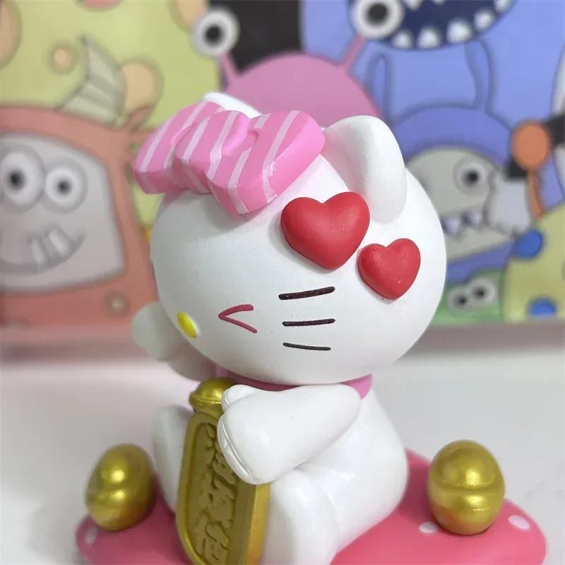 Cartoon Hello Kitty Lucky Cat Series Desktop Model Ornaments Cute Figurines Home Decoration Children Birthday Xmas Gift Toy
Cartoon Hello Kitty Lucky Cat Series Desktop Model Ornaments Cute Figurines Home Decoration Children Birthday Xmas Gift Toy