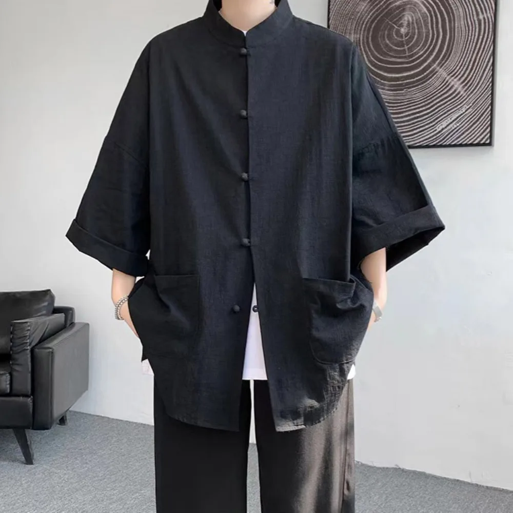 Asia & Pacific Islands Clothing Summer Breathable Japanese Style Men Haori Cotton Linen 3/4 Short Sleeve Kimono Men
Asia & Pacific Islands Clothing Summer Breathable Japanese Style Men Haori Cotton Linen 3/4 Short Sleeve Kimono Men