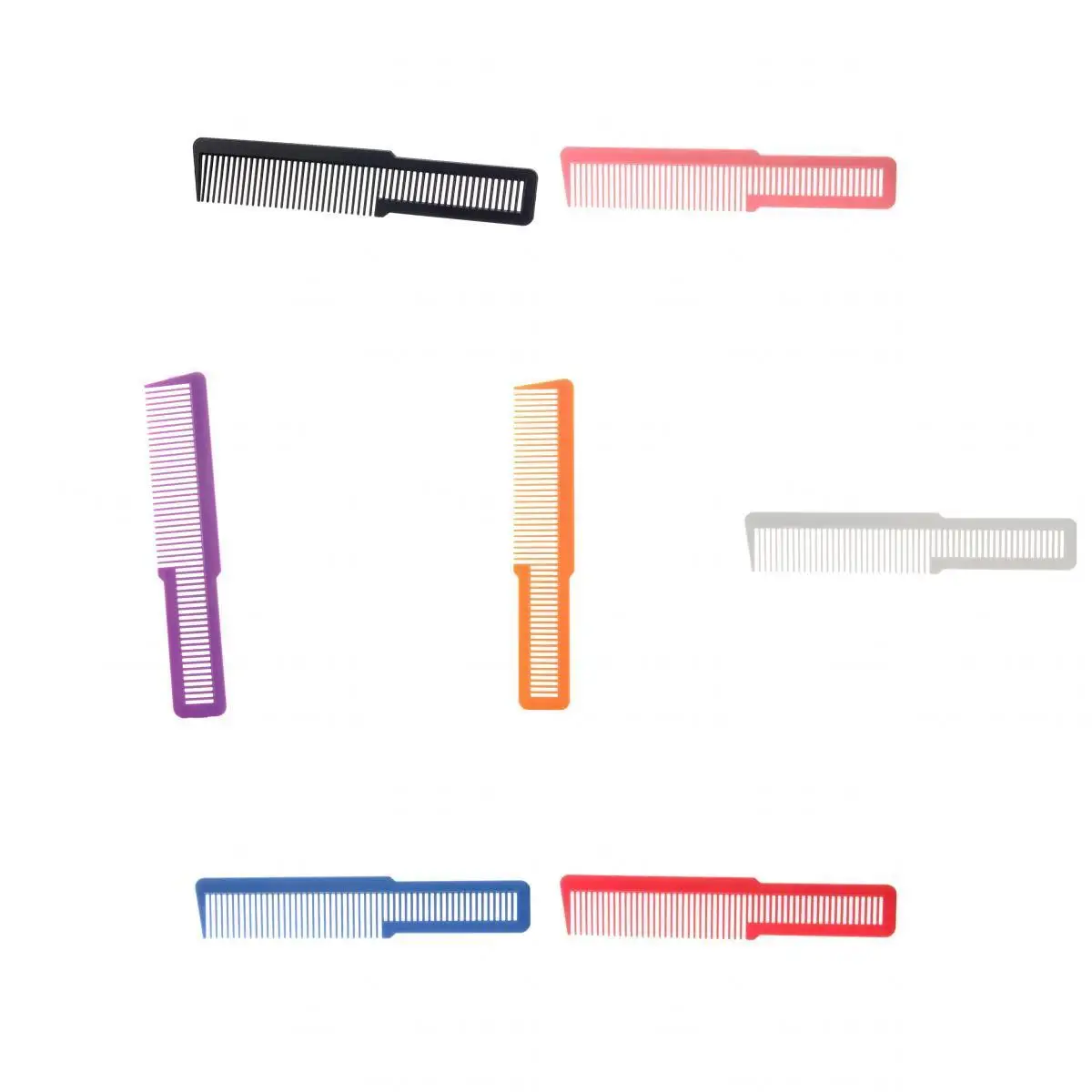 7Pcs Professional Salon Barber's Flattop Cutting Combs Plastic Brush
7Pcs Professional Salon Barber's Flattop Cutting Combs Plastic Brush