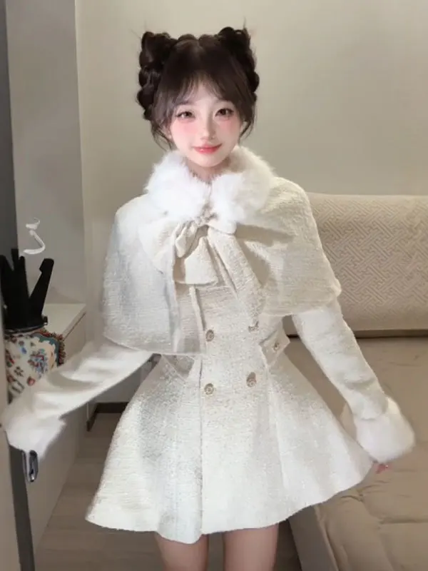 Шерстяное пальто и комплект из двух предметов: красивая, уникальная зимняя верхняя одежда для девушек с привычкой к стилю, в корейском стиле, для повседневной носки.
Шерстяное пальто и комплект из двух предметов: красивая, уникальная зимняя верхняя одежда для девушек с привычкой к стилю, в корейском стиле, для повседневной носки.